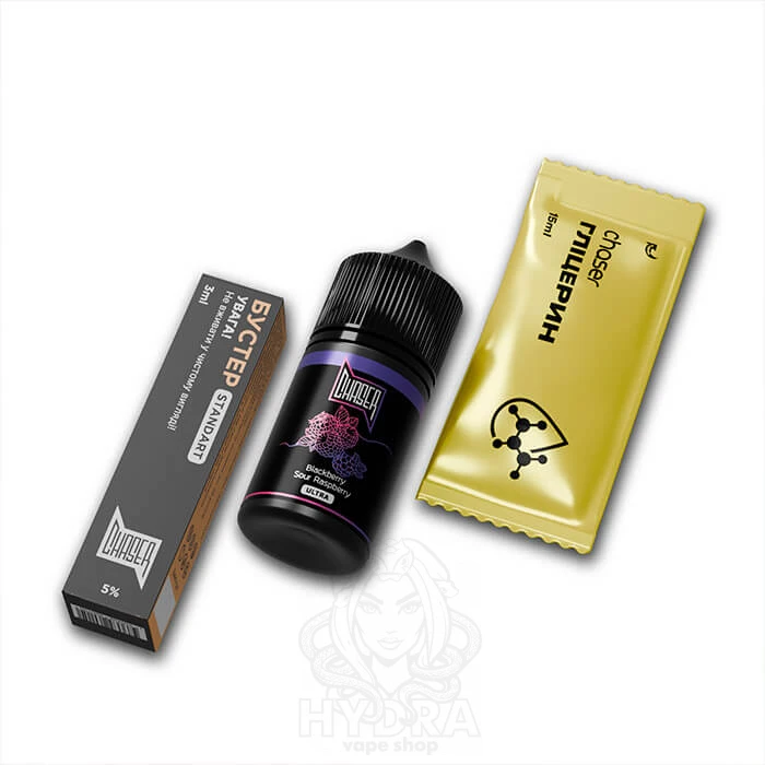 Набір компонентів Salt Chaser Black Ultra Blackberry Sour Raspberry 30 мл