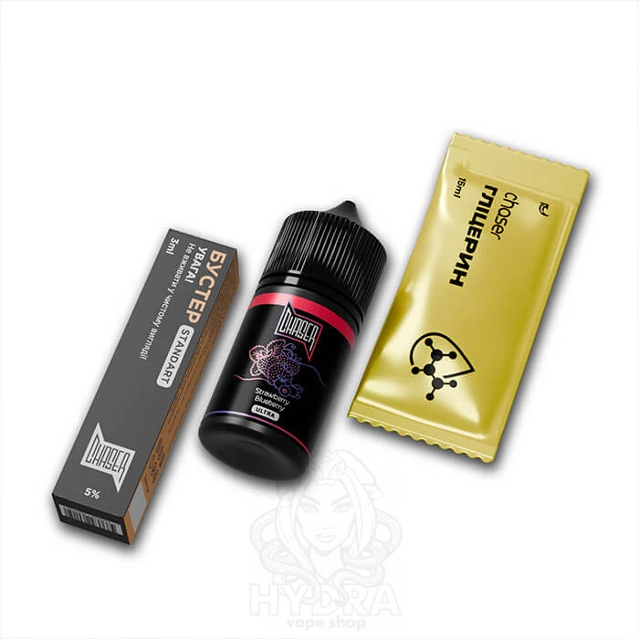Набор компонентов Salt Chaser Black Ultra Strawberry Blueberry 30 мл