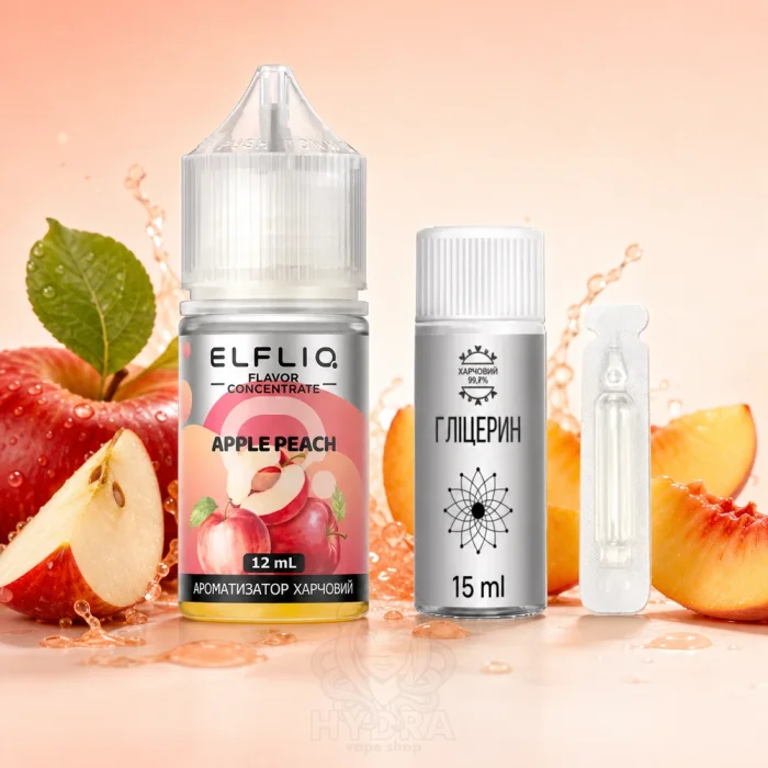 Набір компонентів Elfliq Apple Peach 30мл