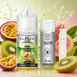 Набір компонентів Elfliq Kiwi Passion Fruit Guava 30мл