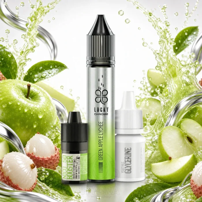 Набор компонентов Lucky Chrome - Green Apple Lychee 30мл
