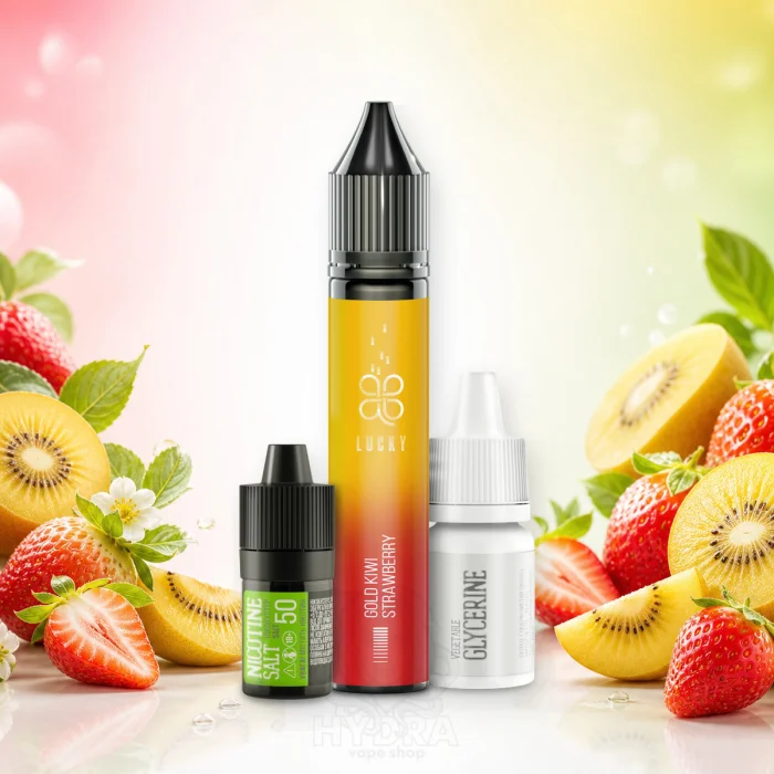 Набор компонентов Salt Lucky - Gold Kiwi Strawberry Salt 30мл