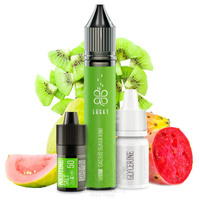 Набір компонентів Salt Lucky - Cactus Guava Kiwi Salt 30мл