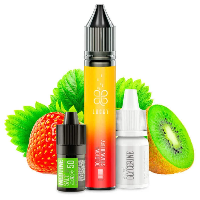 Набор компонентов Salt Lucky - Gold Kiwi Strawberry Salt 30мл
