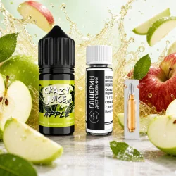 Набір компонентів Crazy Juice - Apple 30 мл