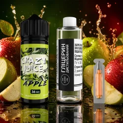 Набір для змішування Crazy Juice - Apple 120 мл