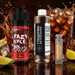 Набор для смешивания Crazy Juice - Cola 120 мл