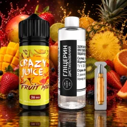 Набор для смешивания Crazy Juice - Fruit Mix 120 мл