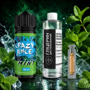 Набір для змішування Crazy Juice - Mint 120 мл