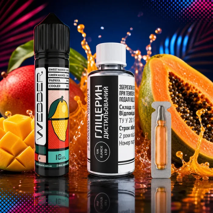 Набір для змішування Webber - Mango Papaya 60 мл