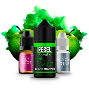 Набір компонентів Rebel StrongSalt Кисле Яблуко 30мл