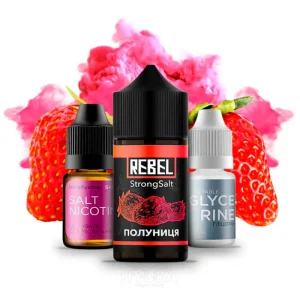 Набір компонентів Rebel StrongSalt Полуниця 30мл