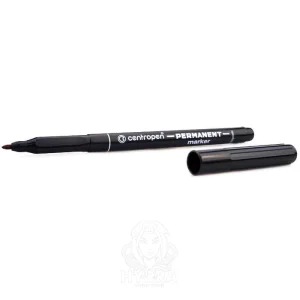 Перманентный тонкий маркер Centropen 1мм Черный