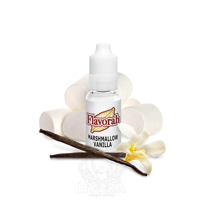 Flavorah Ароматизатор Marshmallow Vanilla (Ванільний зефір) 15мл оригінальний флакон для рідини