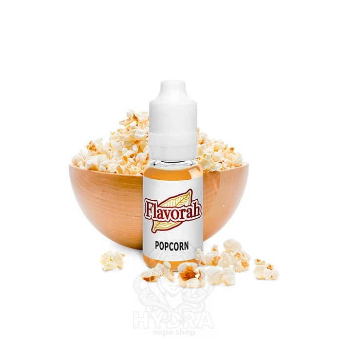 Flavorah Ароматизатор Popcorn (Попкорн) 15мл оригінальний флакон для рідини