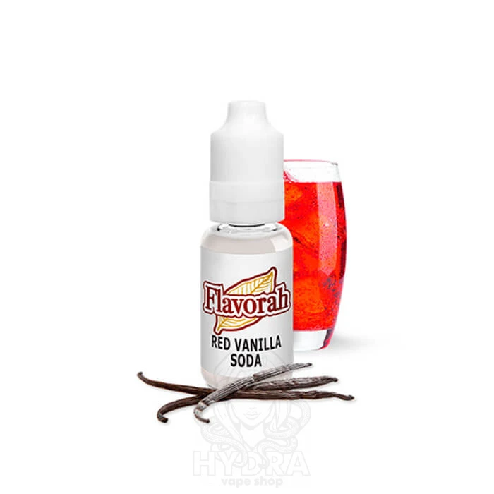 Flavorah Ароматизатор Red Vanilla Soda (Червона ванільна сода) 15мл оригінальний флакон для рідини