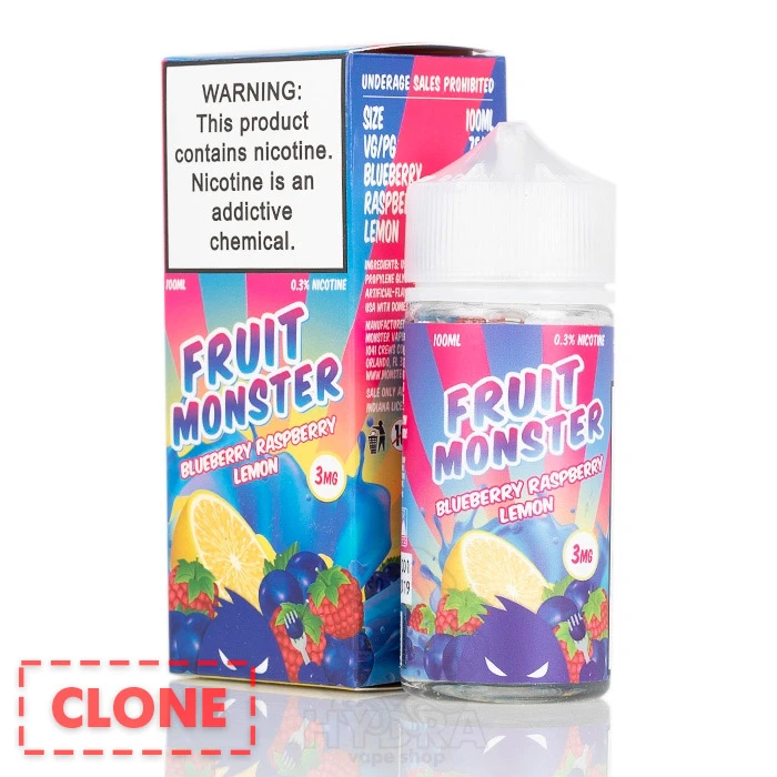 Ароматизатор Hydra Flavors Fruit Monster Blue Raspberry Lemon (Синяя малина лимон)