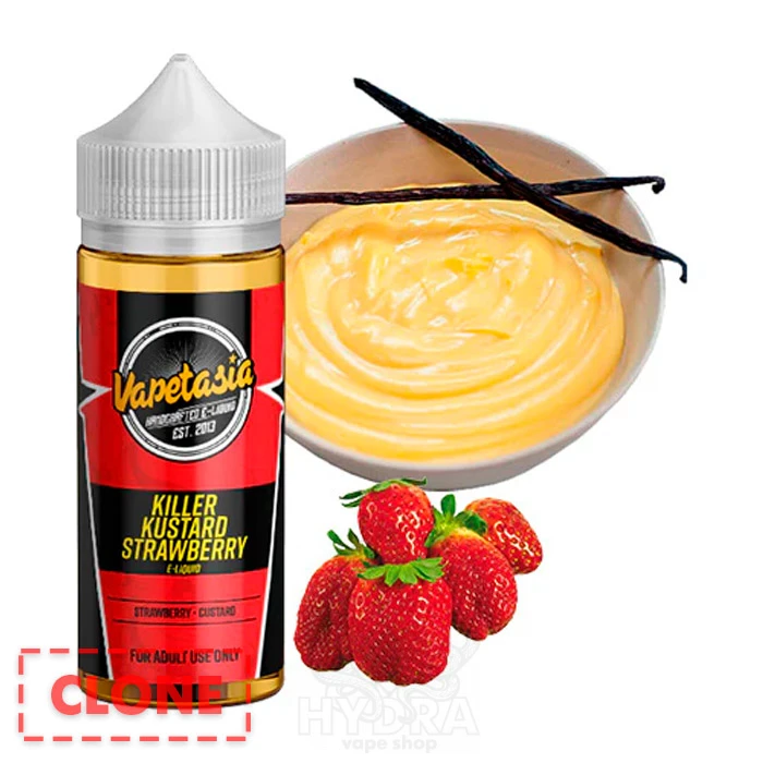 Hydra Flavors Ароматизатор Killer Kustard Strawberry (Полуничний кастард) для рідини