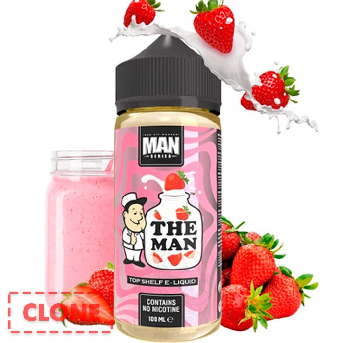Hydra Flavors Ароматизатор Milk Man (Полуничне молоко) для рідини
