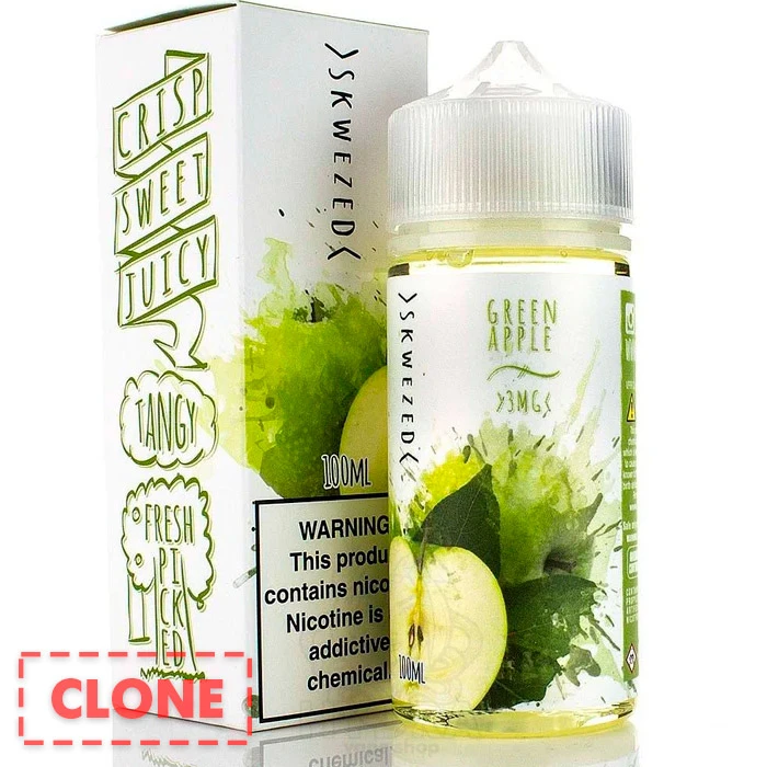 Ароматизатор Hydra Flavors Skwezed Green Apple (Выжатое зеленое яблоко)