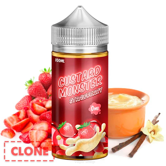 Hydra Flavors Ароматизатор Custard Monster Strawberry (Кастард монстр полуниці) для рідини