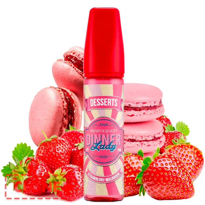 Hydra Flavors Ароматизатор Strawberry Macaroon (Полуничний макарун) для рідини
