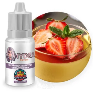 Ароматизатор Hydra Flavors Custard Monster Strawberry (Кастард монстр полуниця)