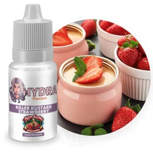 Ароматизатор Hydra Flavors Killer Kustard Strawberry (Полуничний кастард)