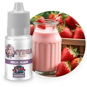 Ароматизатор Hydra Flavors Milk Man (Полуничне молоко)