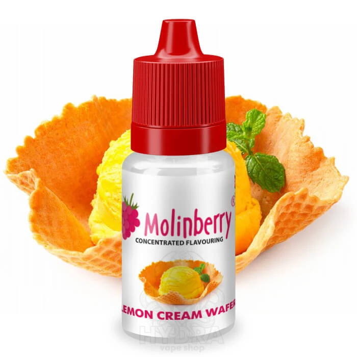 Ароматизатор Molinberry (Chemnovatic) Lemon Cream Wafer (Лимонные кремовые вафли)