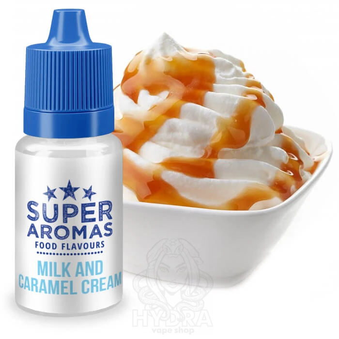 Sobucky Ароматизатор Super Aromas SSA Milk and Caramel Cream (Молоко та карамельний крем) для рідини