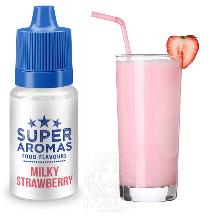 Sobucky Ароматизатор Super Aromas SSA Milky Strawberry (Молочна полуниця) для рідини