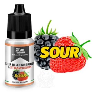 Ароматизатор Xian Taima Sour Blackberries and Strawberry (Кисла ожина з полуницею)