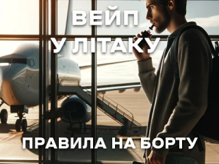 Чи можна провозити рідину для вейпу літаком Чи можна провозити рідину для вейпу літаком