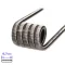 Спіраль Fused Clapton Coil 5 витків 3мм Нержавіюча сталь, Ніхром SS316 2x0.5мм + NiCr 0.1мм 0.15/0.07 Ом 1шт