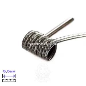 MTL Alien Clapton Coil 5 витков 2,5мм 0.37 Ом KА1 1шт