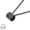 Спіраль MTL Staggered Fused Coil 5 витків 2,5мм Ніхром, Ніхром NiCr 2x0,3мм + NiCr 0,1мм 0,42 / 0,21 Ом 1шт.