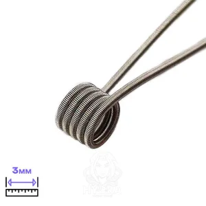 MTL Staple Fused Coil 5 витков 2,5мм 1.05 Ом A1 1шт