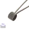 Спіраль MTL Staple Fused Coil 5 витків 2,5мм Кантал, Ніхром A1 1x0.4мм + 2x0.1мм + NiCr 0.1мм 1.05/0.50 Ом 1шт
