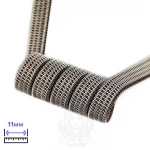 Quadro Staggered Fused Clapton Coil 5 витков 3мм 0.20 Ом A1 1шт