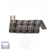 Спираль Staple Staggered Fused Clapton Coil 5 витков 3мм Нихром, Нихром NiCr 4x0.4мм + NiCr 0.12мм + NiCr 0.12мм 0.20/0.10 Ом 1шт