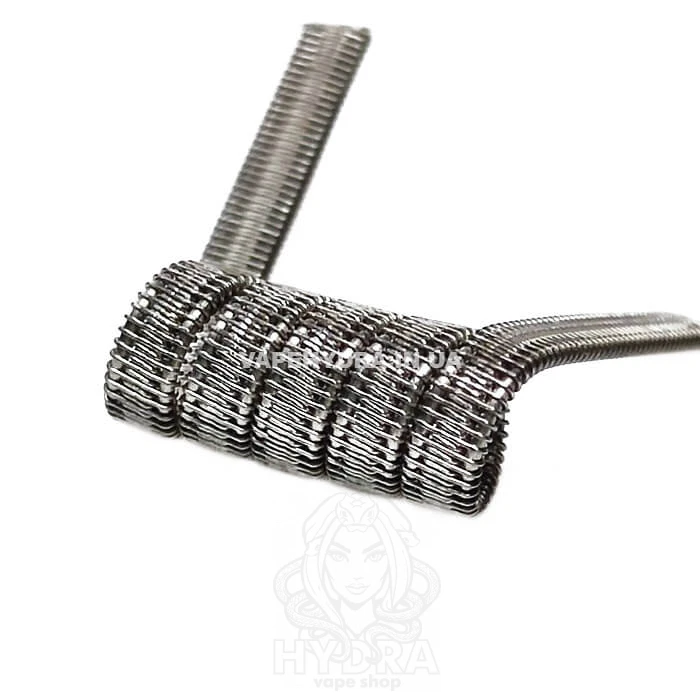 Спираль Staple Staggered Fused Clapton Coil 5 витков 3мм Нихром, Нихром NiCr 4x0.4мм + NiCr 0.12мм + NiCr 0.12мм 0.20/0.10 Ом 1шт