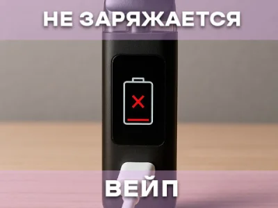 Вейп не заряжается? Причины и решения для POD-систем