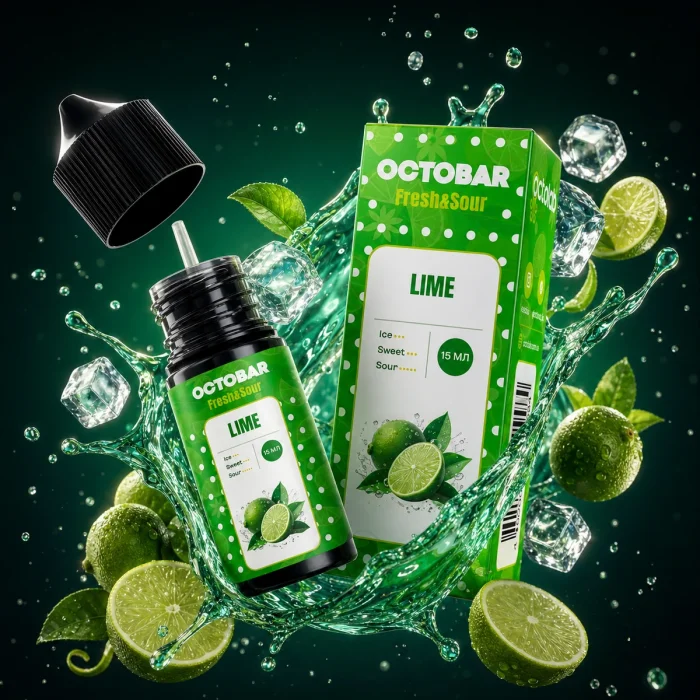 Набір компонентів Salt Octobar Fresh & Sour Lime 30 мл