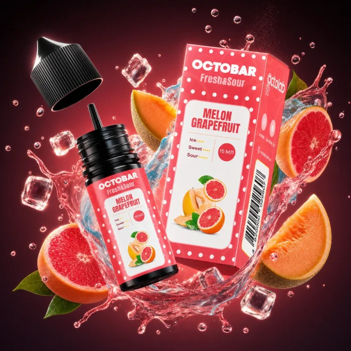 Набір компонентів Salt Octobar Fresh & Sour Melon Grapefruit 30 мл
