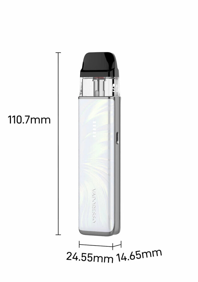 Розміри Vaporesso XROS 6 Mini — 110.7 мм Розміри Vaporesso XROS 6 Mini — 110.7 мм