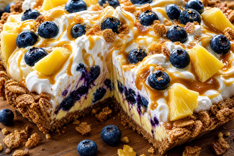 Blueberry Cream Pie