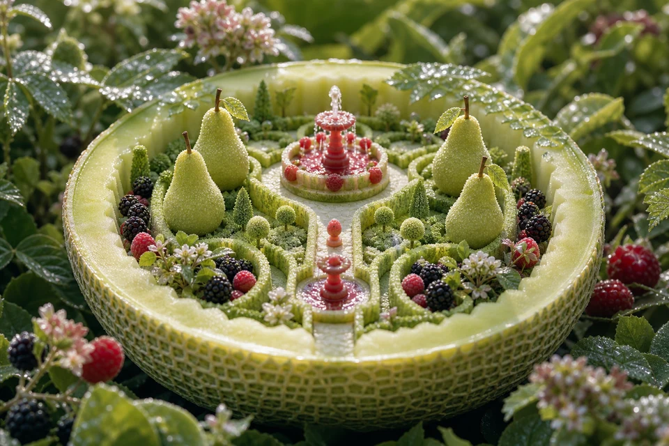 Honeydew Pear Berry Garden