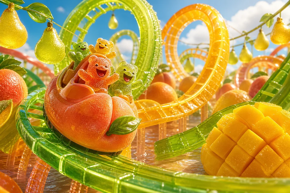 Sour Peach Mango Gummies