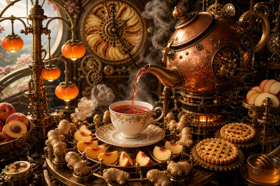 Ginger Peach Red Tea